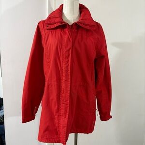 Regatta Great Outdoors Women's Sz S Hydrafort Red Raincoat Mesh Lined Waterproof